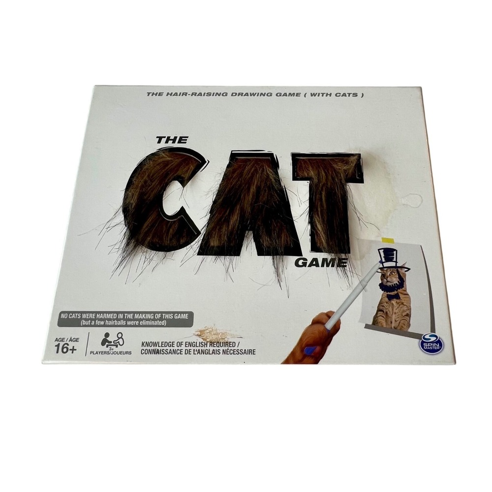 Spin Master‎ The Cat Game Hair Raising Drawing Board Game for Adults and Teens